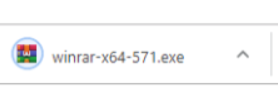 WinRAR for Windows Installing Step 1